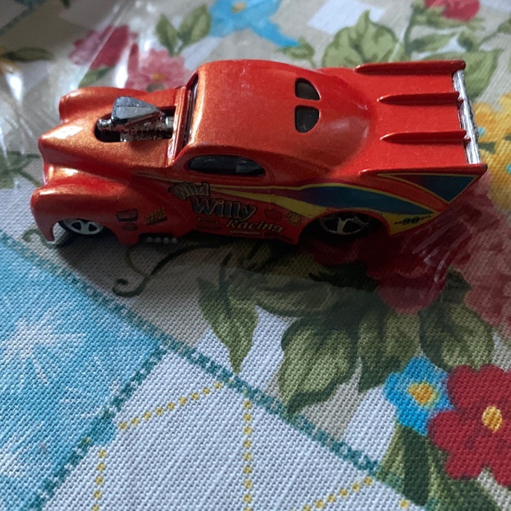 Hot Wheels Mattel Inc. 41 Willys Wild Willy Made in Malaysia DCC Orange